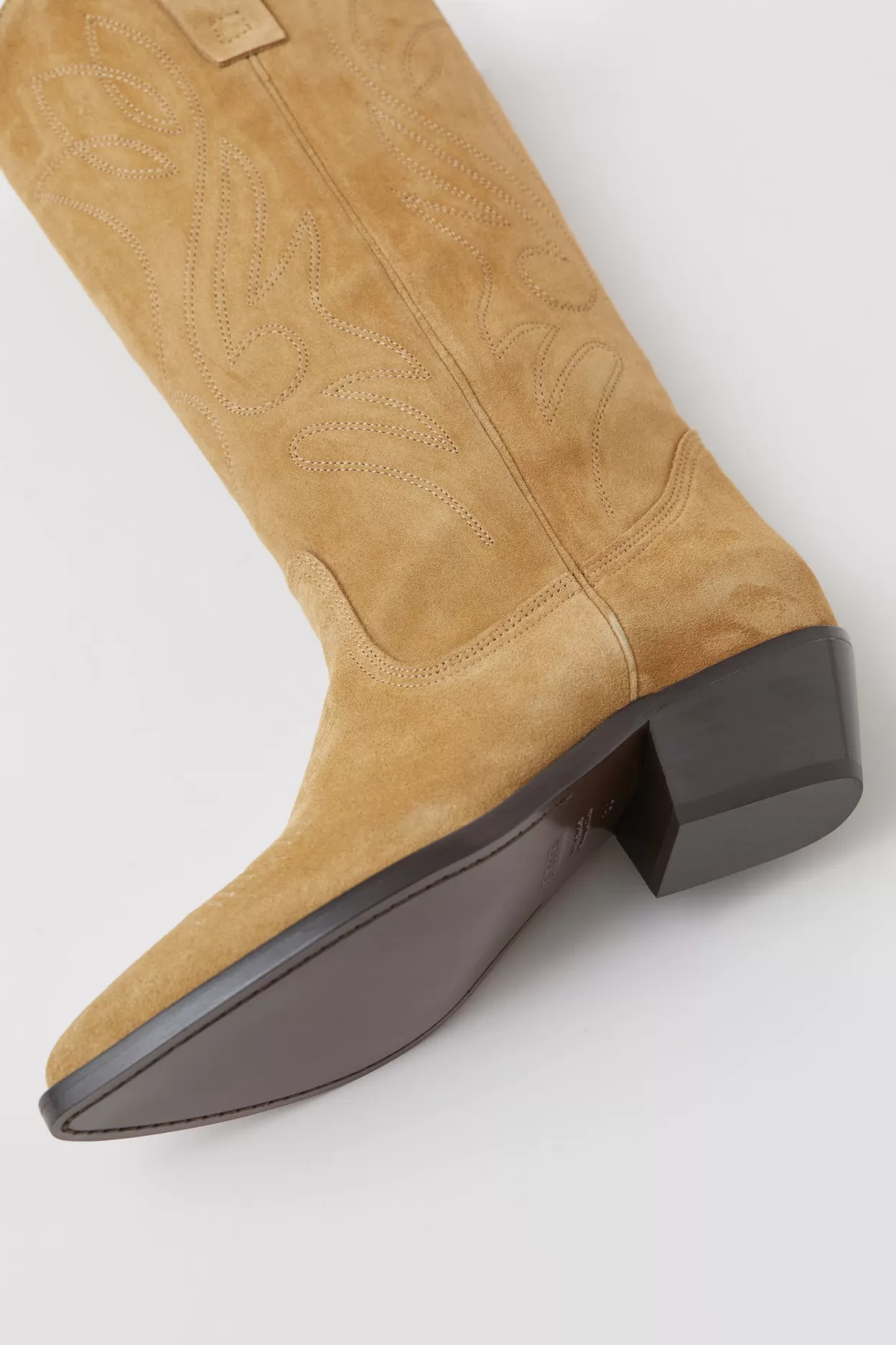 Bottes Western En Daim<CLOSED Flash Sale