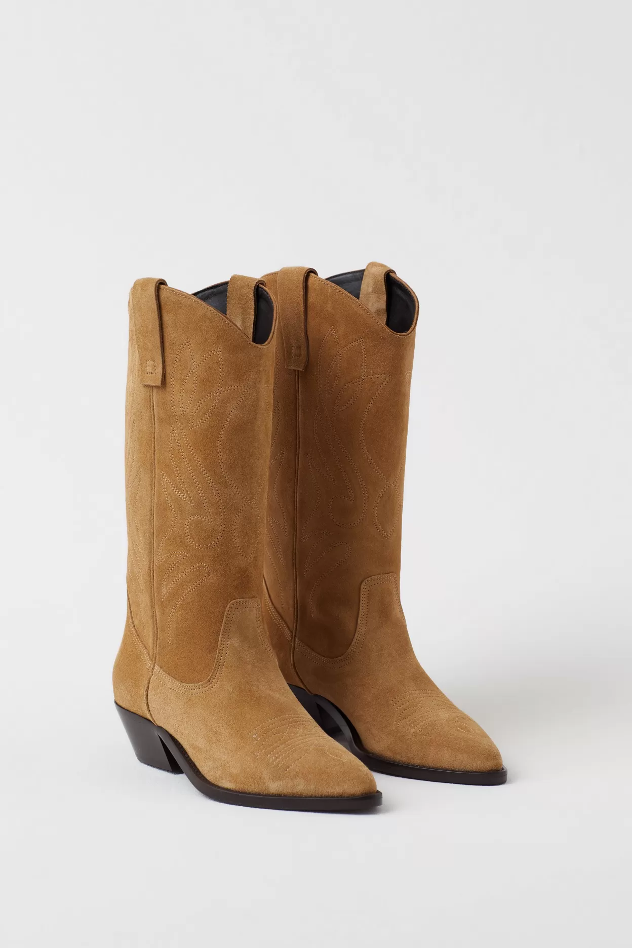 Bottes Western En Daim<CLOSED Flash Sale