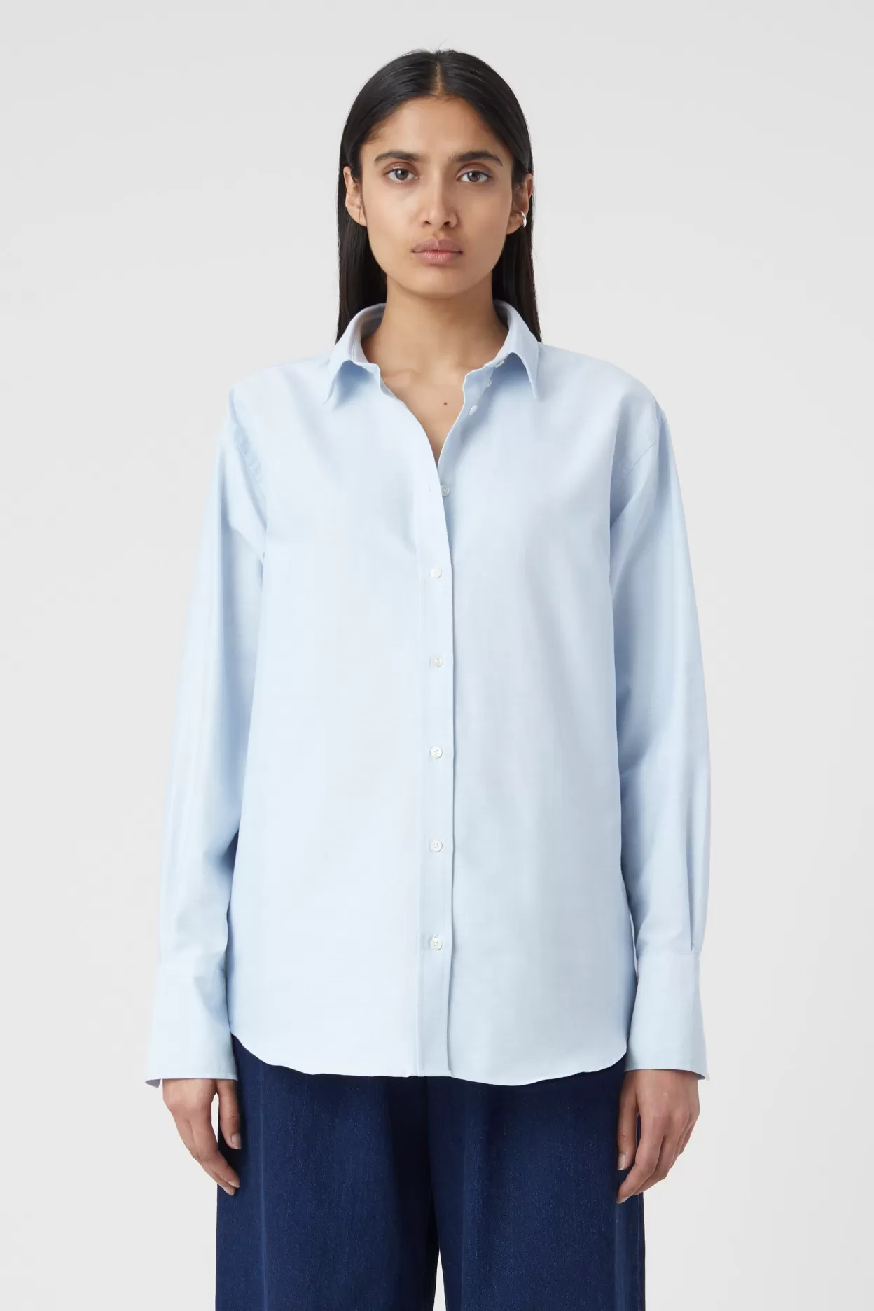 Chemisier-Chemise Avec Col A Pointes Boutonnees<CLOSED Hot