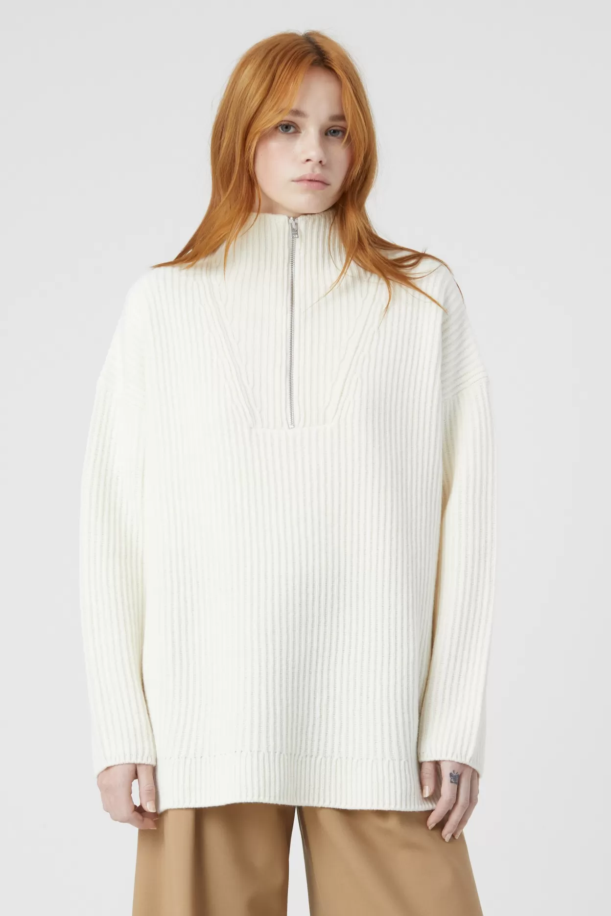 Laine Pullover A Col Roule<CLOSED Discount