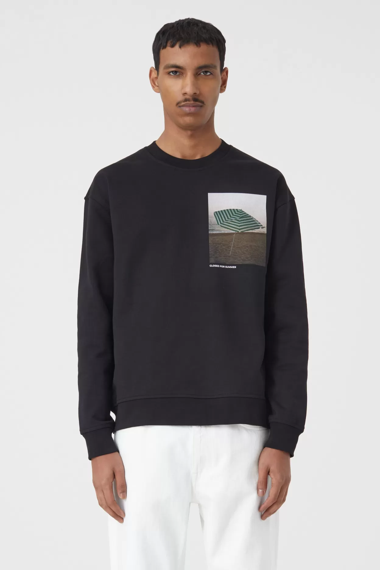 Printed Crewneck<CLOSED Cheap