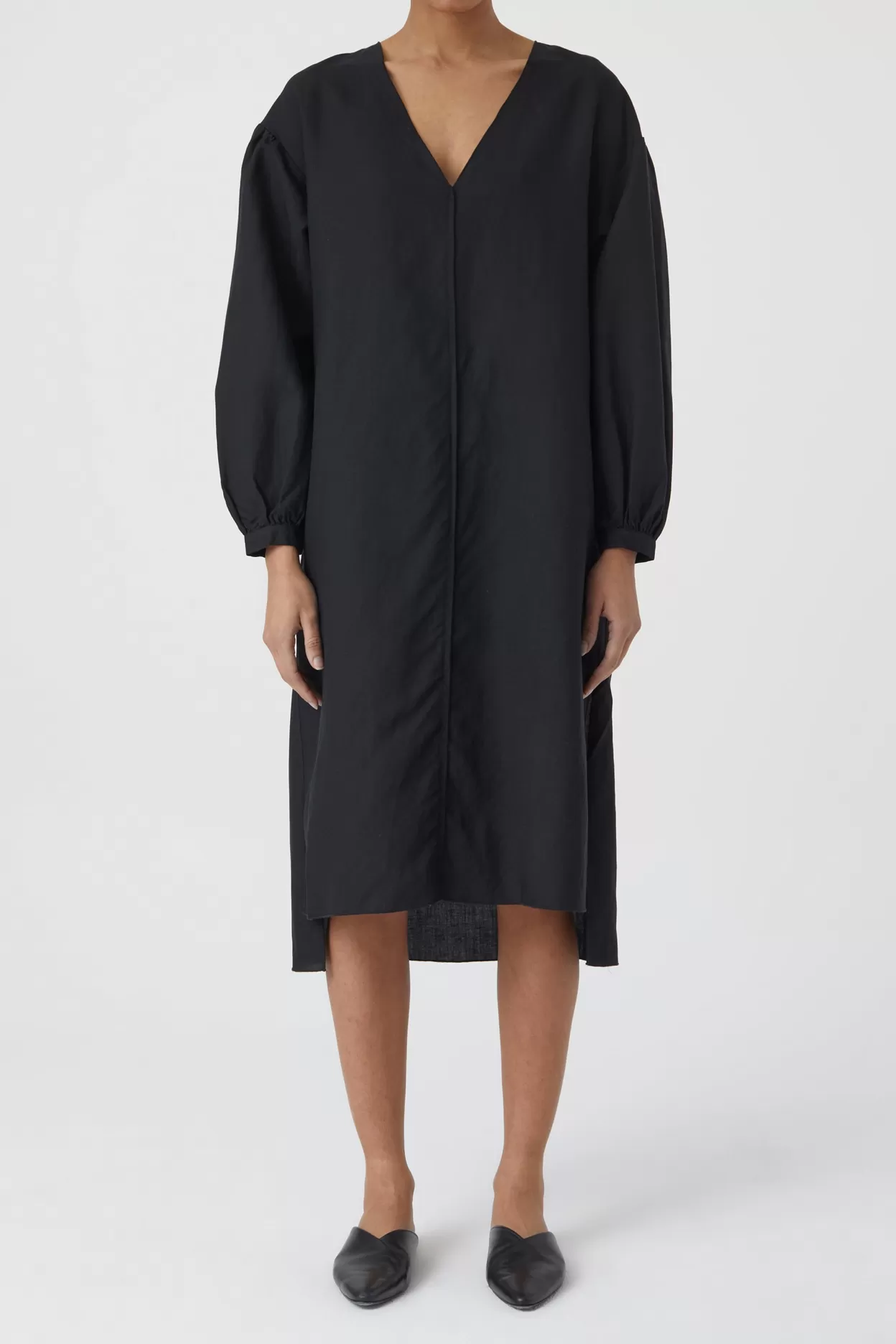 Robe Avec Encolure En V<CLOSED Discount