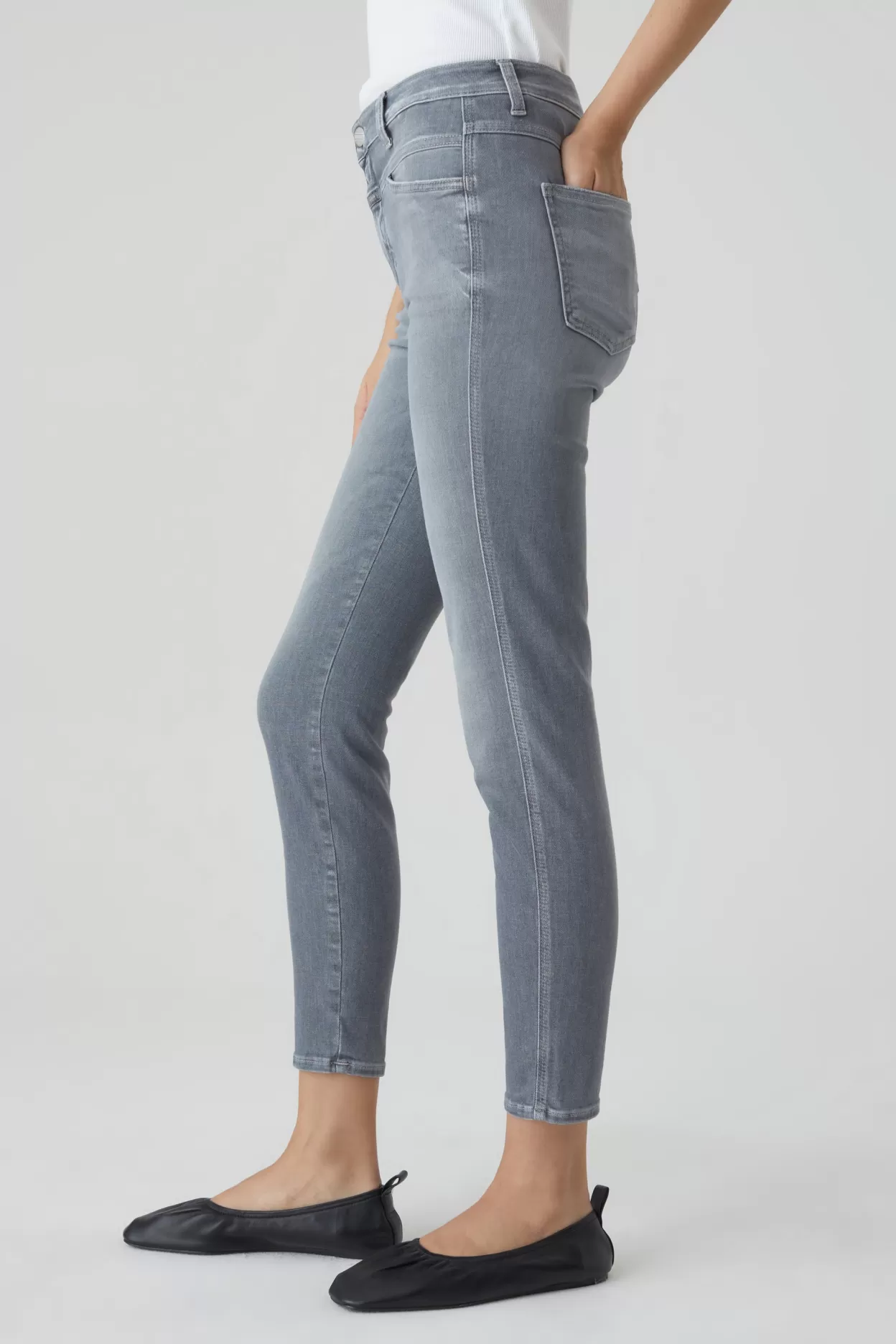 Skinny Pusher Grey Denim<CLOSED Online