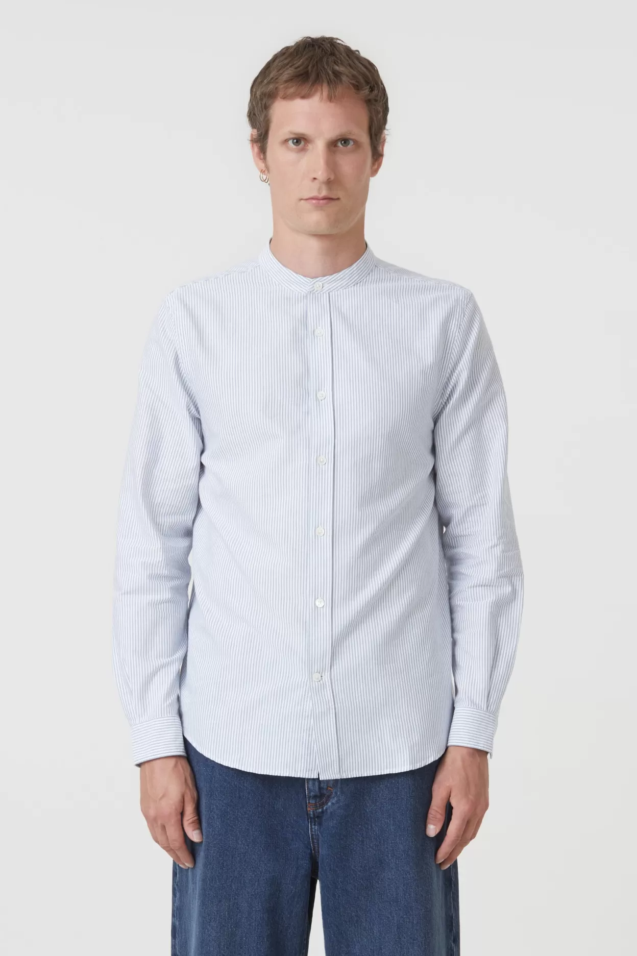 Stand-Up Collar Shirt<CLOSED Sale